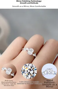 Dettaglio macro dell anello in zirconia ovale con lucidatura a specchio e nano-placcatura