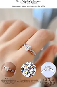 S925 Silber Ovaler Ring Detail mit gedrehtem Band, Mikropavé und spiegelpoliertem Finish