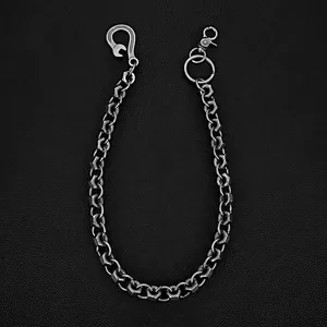 Industrial Style Hex Nut Wrench Pendant Pants Chain Retro Metal Wallet Chain Hip Hop Jeans Decoration For Men Accessory