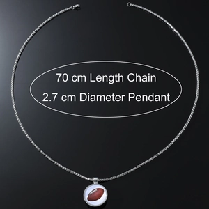 Hip hop rugby football pendant necklace with box chain and faux pearl details
