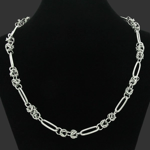 Collier et Bracelet en Alliage de Style Punk Industriel Unisexe Chaîne d'Épissage Géométrique Bijoux Hip Hop