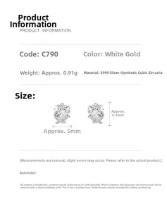 Detailed view of S999 sterling silver rose heart stud earrings with cubic zirconia