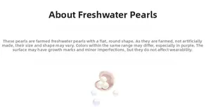 Detail illustration explaining natural freshwater pearl characteristics and growth marks