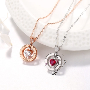Colliers flèche de Cupidon en argent sterling S925, finitions or rose et argent