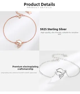 Detailed macro view of S925 sterling silver dolphin bracelet with white mother of pearl