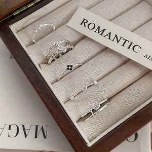 925 Sterling Zilver Zirconia Hart Verstelbare Ring Voor Dames Minimalistisch Sierlijk Stapelbaar Vingerring Mode Luxe Sieraden Cadeau