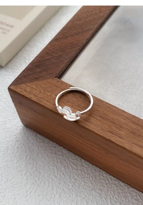 Close-up of S925 sterling silver rocking horse ring showing detailed craftsmanship