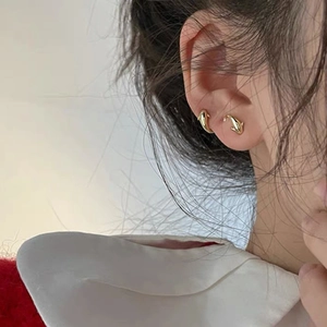 S999 Sterlingsilber Koi-Fisch Ohrstecker Für Damen Kleines Design Chinesischer Stil Schicke Tierform Delphin Ohrstecker Schmuck Geschenk