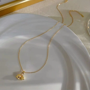 925 Sterling Silver Lily Of The Valley Pendant Necklace For Women Light Luxury Sweet Flower Clavicle Chain Polished Jewelry