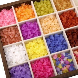 Frosted acrylic calla lily loose beads in multiple colors for DIY handmade jewelry crafts