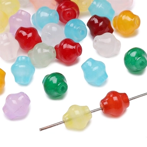 Perles en verre multicolores 8mm pour bijoux DIY, bracelets et colliers faits main