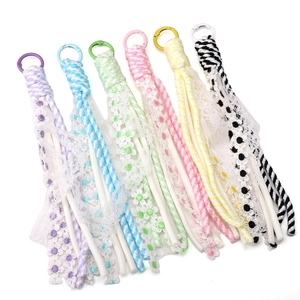 Handmade Alloy Polyester Lace Flower Tassel Pendant For DIY Bracelet Necklace Bag Charm Accessories Bohemian Style Multicolor