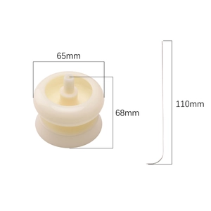 Kit de bol à perles en plastique DIY avec aiguille courbée de 110 mm pour bijoux