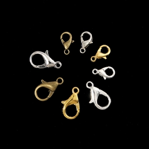 Assortiment de fermoirs mousquetons en alliage pour la création de bijoux DIY