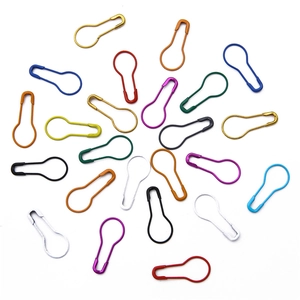 Épingles de sûreté colorées en forme de poire pour tricot DIY et étiquettes de vêtements