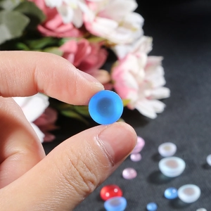 Translucent resin cat eye cabochons in various colors for DIY jewelry making and hair accessories