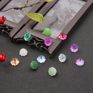 Lampwork Glas Lotuspod Lose Perlen Verlauf Farbe DIY Schmuckzubehör Für Haarnadel Ohrring Herstellung Alter Stil Anhänger