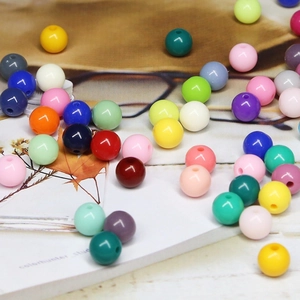 Macro de perles en acrylique colorées pour la création de bijoux DIY et de bracelets