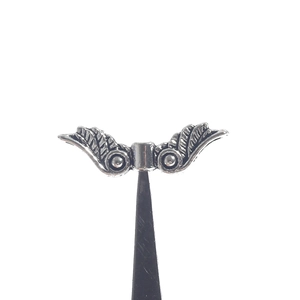Perles ailes d'ange vintage en argent pour fabrication de bijoux boucles d'oreilles