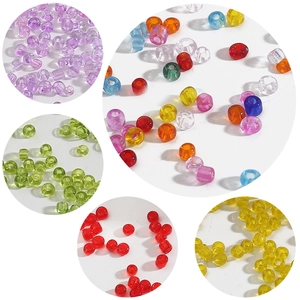 Mix of 2-4mm colorful glass seed beads for DIY handmade bracelets and jewelry making
