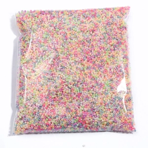Colorful macaron mix glass seed beads for DIY jewelry making in bulk packaging