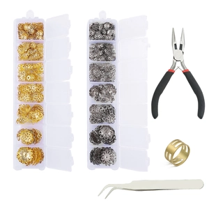 DIY Sieraden Maken Benodigdheden Set Legering Karabijnsluitingen Buigringen Oorhaken Met Opbergdoos Voor Sieraden Reparatie