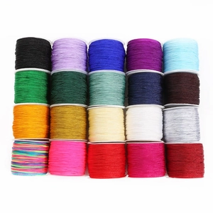 0,8 mm nr. 72 Nylon Koorddraad Voor Het Maken Van Sieraden DIY Handgemaakte Gevlochten Armband Ketting Touw Materiaal Satijnglans