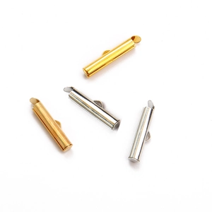 Embouts coulissants pour bijoux multi-rangs en finitions or argent et or rose