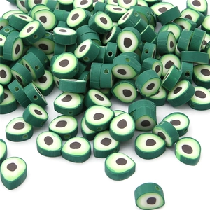 Handgemaakte avocado polymeerklei kralen voor het maken van armbanden en sieraden