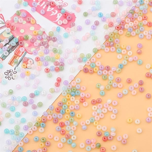 Bunte Macaron-Glasperlen für DIY-Schmuckherstellung und handgefertigtes Zubehör