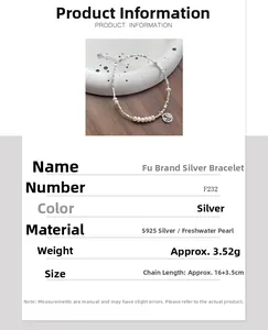 Detail view of S925 silver bracelet featuring crushed silver pieces and white pearls