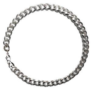 Collana a Maglia Cubana in Acciaio Inossidabile Hip Hop Punk Streetwear Gioielli Pesanti Lucidi per Uomo Donna