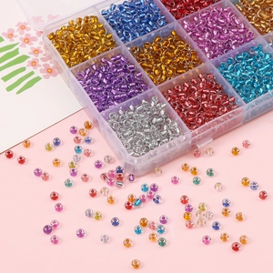 Glass Seed Beads Round Silver Lined Loose Spacer Beads For DIY Jewelry Making Handmade Bracelet Necklace Craft Accessories