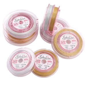 Fil en acier inoxydable 1x7 avec revêtement nylon pour bijoux DIY japonais bobines 100m