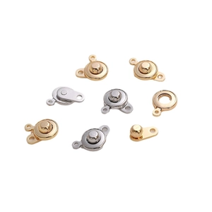18K gold and silver plated jewelry clasps for handmade bracelets and necklaces
