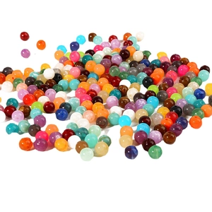 Perles rondes en acrylique de 8-10mm pour colliers DIY et création de bijoux faits main