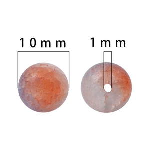 10mm Glas Jade Sonnenstein Perlen für DIY Schmuckherstellung mit 1mm Mittelloch