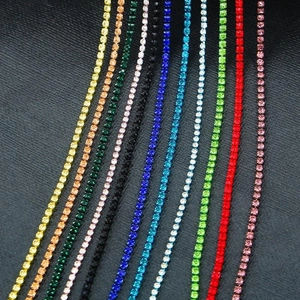 Gekleurde strass klauw kettingen in diverse kleuren voor doe-het-zelf sieraden maken