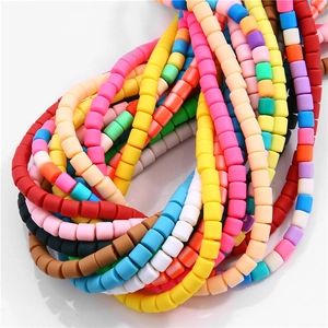 Kleurrijke 6mm matte polymeerklei kralen voor DIY handgemaakte sieraden en armbanden