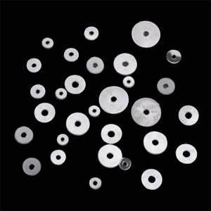 Joints d'Espacement Ronds en Plastique Transparent Rondelles en Résine Claire pour la Fabrication de Bijoux DIY Bracelets