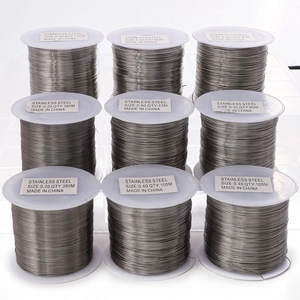 Fil à Perles en Acier Inoxydable pour Fabrication Bijoux DIY Corde Métallique Souple pour Bracelets Colliers Artisanat Outils