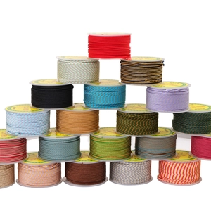 Lot de 21 bobines de cordon en nylon coloré pour bijoux DIY et bracelets tressés