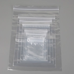 Transparente Schmuckbeutel mit Druckverschluss und Aufhängeloch in vielen Größen