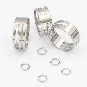 Stainless Steel Brass Jump Ring Opener Tool Triple Slotted Ring For DIY Jewelry Making Repair Accessories For Men Women