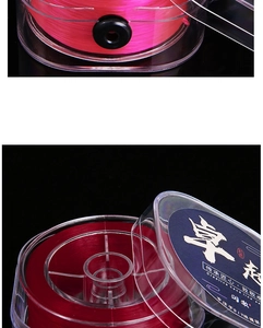 Macro detail of elastic crystal cords in hot pink and wine red for DIY jewelry making
