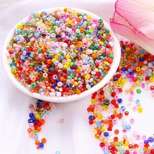 Perles de rocaille colorées 2-3mm pour la création de bijoux DIY et colliers faits main