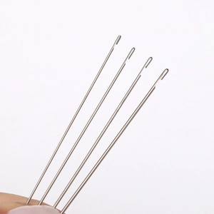 Stainless Steel Beading Needles Hook For Jewelry Making Threader DIY Beading Tool For Handcrafted Bracelet Necklace Threading Accessory