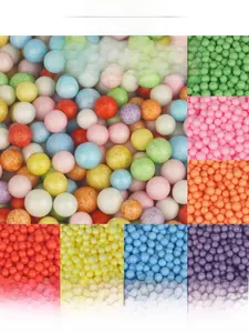 Perline colorate in schiuma per riempimento scatole regalo e accessori creativi fai da te
