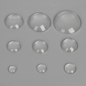 Helder Glas Cabochon Platte Achterkant Gewelfd Transparant Rond Ovaal Vierkant Kristal Patch Voor DIY Ketting Sieraden