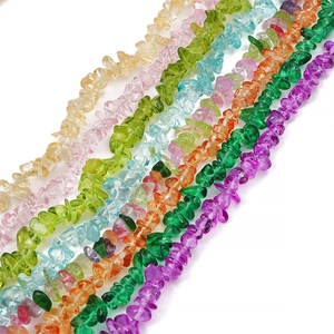 Polierte unregelmäßige Natursteinperlen in verschiedenen Farben für DIY-Schmuck